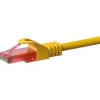 Danicom CAT6 netwerkkabel, U/UTP, 1,50 meter, geel, 100% koper