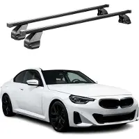 Menabo dakdrager bevestigingsplaat voor BMW 1 Serie F40 (2019-2025), 75 kg, zwart, staal, 2 stuks