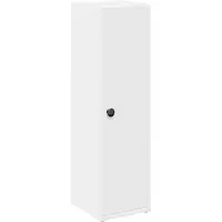 Syfax Badkamerkast met rolhouder 20,5x22x72 cm wit