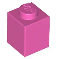 LEGO 50 kusen , ongeveer 3005 stuks in donkerroze (donkerroze).