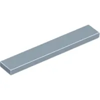 LEGO 1x6 tegels 6636 - 250 stuks, zandblauw