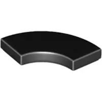 LEGO 2x2 tegels, ronde hoek 27925 - 50 stuks, zwart