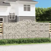 Prolenta Maison Exclusive - Geknoopte gaasbakken, 4 stuks, 400x50x160/180 cm, verzinkt staal