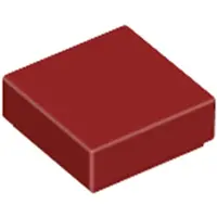 LEGO 1x1 tegels 3070 - 50 stuks, donkerrood