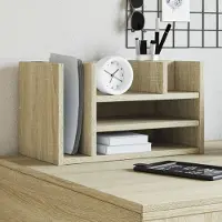 Prolenta Maison Exclusive - Bureauorganizer Sonoma-eikenhout, 44,5 x 24 x 25 cm, houtvezel