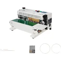 OEM Horizontale bandsealer, afdichtingsbreedte 0,24-0,47 inch, temperatuurbereik 0-300°C, 600W
