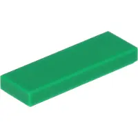 LEGO 1x3 tegels 63864 - 50 stuks, groen
