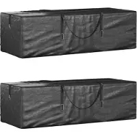 Prolenta Maison Exclusive - Kerstboomzakken, 2 stuks, zwart, polyethyleen