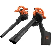 Black & Decker Bladzuiger, -blazer en -hakselaar BLACK+DECKER BEBLV260-QS, 2600W, 315 km/u, 40 liter opvangzak, bi-tube systeem