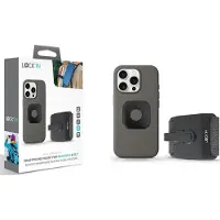 Lockin , Smartphonehouder met 90°-snelvergrendelingssysteem, Zwart