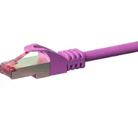 Dsit CAT6 S/FTP (PIMF) patchkabel - 15 meter roze - netwerkkabel - internetkabel - UTP kabel - RJ45 - 1000 mbit/s
