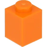 LEGO 250 stuks 3005 Stenenblokjes 1x1, basisstenen, 250 stuks, oranje