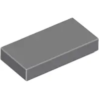 LEGO 1x2 tegels 3069 - 100 stuks, donkerblauwgrijs