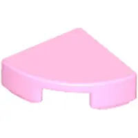 LEGO 1x1 tegels, ronde hoek 25269 - 100 stuks, lichtroze