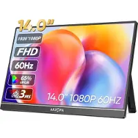 OEM Draagbaar monitor, 14,0-inch FHD-scherm, IPS-technologie voor brede kijkhoek, model A1S, resolutie 1080P