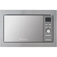 Continental Edison Inbouwmagnetron met grill CEMO25GE2, zilver, 25L, 900W magnetron, 1000W grill, L59,5 x H38,8 x D40 cm