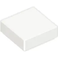 LEGO 1x1 tegels 3070 - 250 stuks, wit