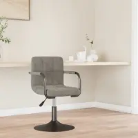 Prolenta Maison Exclusive - Barkruk, lichtgrijs, fluweel