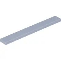 LEGO 1x8 tegels 4162 - 100 stuks, lichtblauwgrijs