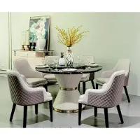 AEA Esszimmer Design Möbel Stuhlgruppe Tisch 4 Lehn Stühle Set Garnitur 5 tlg.