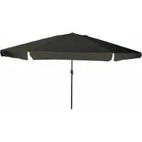 Syfax Tuinparasol Zwart 394 x 394 x 248 cm Polyester en staal