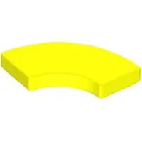LEGO 2x2 tegels, ronde hoek 27925 - 50 stuks, neongeel