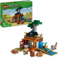 LEGO Minecraft 21269 De Tatzemijnen-expeditie, bouwset voor jongens, interactieve mijn met TNT-functie, savannenlandschap, vanaf 8 jaar
