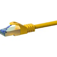 Danicom CAT 6a netwerkkabel, LSOH-bekleding - S/FTP - 0,25 meter - geel