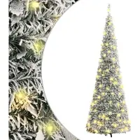 Prolenta Maison Exclusive - Kerstboom, pop-up model, kunstmatig met sneeuw, 150 LED's, 180 cm