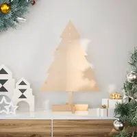 Prolenta Maison Exclusive - Kerstboom van hout, geschikt om te versieren, 70 cm, massief hout