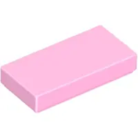LEGO 1x2 tegels 3069 - 250 stuks, lichtroze