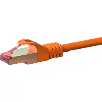 Dsit CAT6 S/FTP (PIMF) patchkabel - 20 meter oranje - netwerkkabel - internetkabel - UTP kabel - RJ45 - 1000 mbit/s