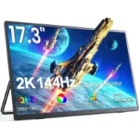 OEM Draagbaar gaming-monitor, 144 Hz refresh rate, 2K resolutie, 2K met standaard, EU-stekker