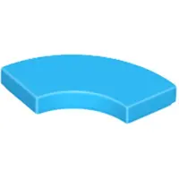 LEGO 2x2 tegels, ronde hoek 27925 - 50 stuks, donker azuurblauw