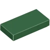 LEGO 1x2 tegels 3069 - 250 stuks, donkergroen