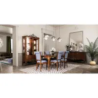 AEA Esszimmer Set Essgruppe Tisch Tische 9 tlg Komplettset Esstisch 6 Stühle Gruppe