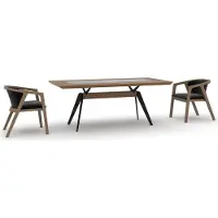 AEA Luxus Komplett Esszimmer Esstisch 4x Stühle Einrichtung Modern Design