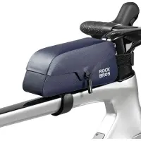RockBros Framebag 100% waterdichte zadeltas, voorzak, magnetische tas, 0,9L, blauw, geschikt voor racefietsen, mountainbikes en e-bikes