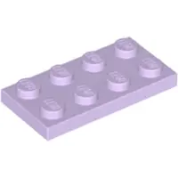 LEGO 100 stuks 3020 Platen, 2x4, Basisdeel, 100, Lavendel