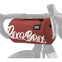 RockBros Fietszak, afneembare, multifunctionele stuurzak, polyester, MTB, 3,6 liter, terracotta