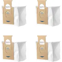 INF Stofzuigerzakken compatibel met Ecovacs OZMOT8 T9AIVI /MAX/PRO Wit 4-Pack