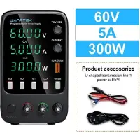 OEM DC-voeding, 30V uitgang, instelbare stroom, model APS605H, 60V, 5A