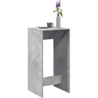 Prolenta Maison Exclusive - Bartafel, betonkleur, 51x50x103,5 cm, gemaakt van houtvezel