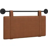vidaXL Hangend hoofdbord Bruin Antiek PU