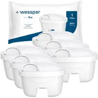 Wessper 6x waterfilterpatronen – Compatibel met Laica Bi-Flux, Brita Maxtra+, Dafi Unimax