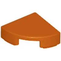 LEGO 1x1 tegels, ronde hoek 25269 - 250 stuks, donker oranje