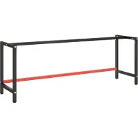 Syfax Werkbankframe 220x57x79 cm metaal matzwart en matrood