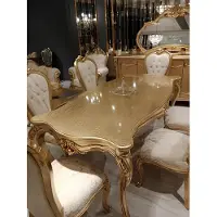 AEA Komplett Set 4x Stühle Klassisch Garnitur Esszimmer Holz Design Stühle