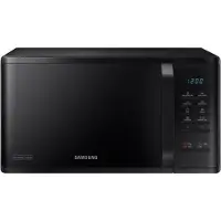 Samsung magnetron, model MG23K3513AK, 23 liter, met grillfunctie, 800W, keramisch geëmailleerde binnenkant, zwart