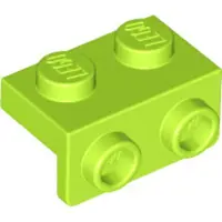 LEGO : 20x Winkelplaat, limoengroen, 1x2 / 1x2